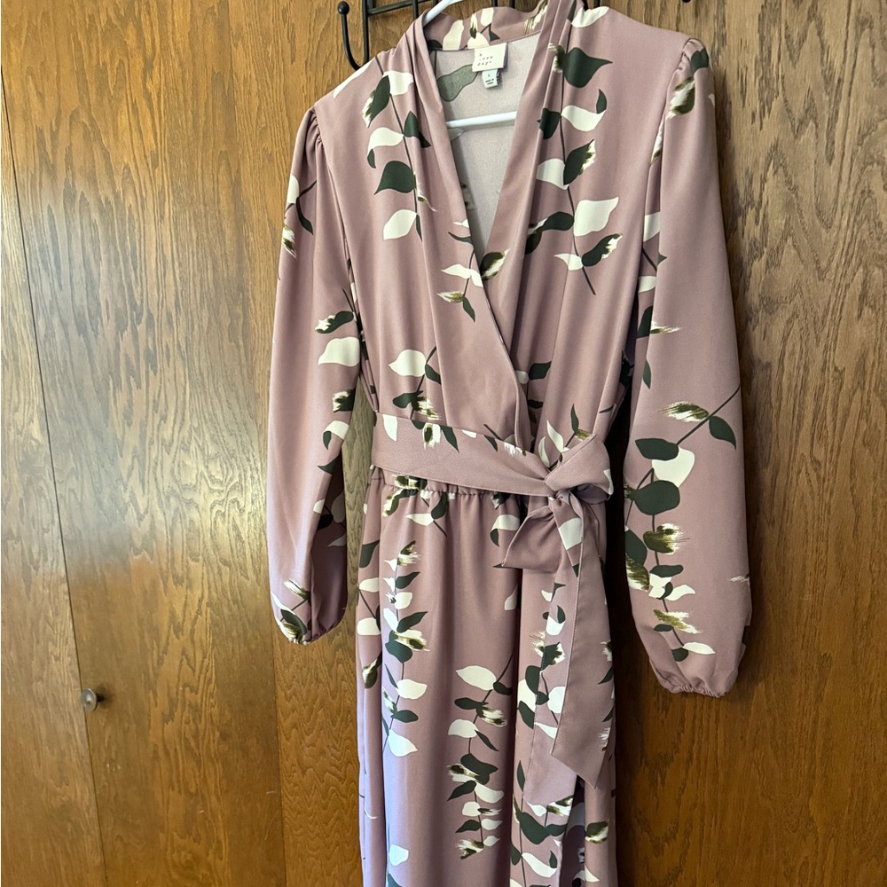 Midi Floral Lavender Dress